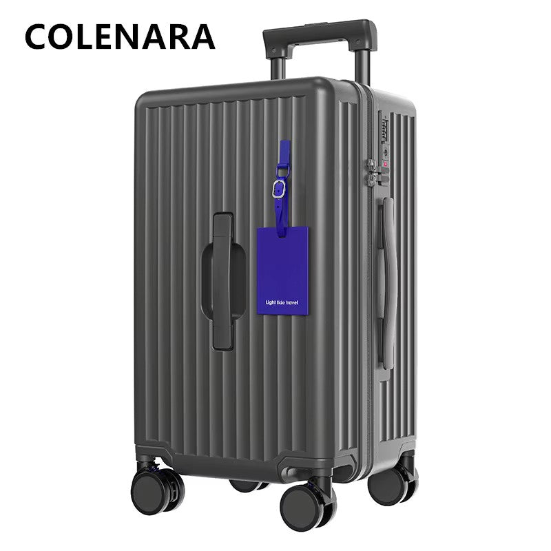 COLENARA Suitcases and Travel Bags 20"24"28 "large Capacity Luggage Case Women's Boarding Box Men's Universal Wheel Luggage