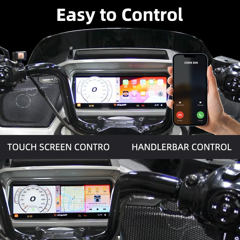 Adaptador sem fio Road Faith para Carplay de motocicleta Harley 2023-up 121CVO 2019-2022 117CVO Touring Street/Road Glide para iPhone