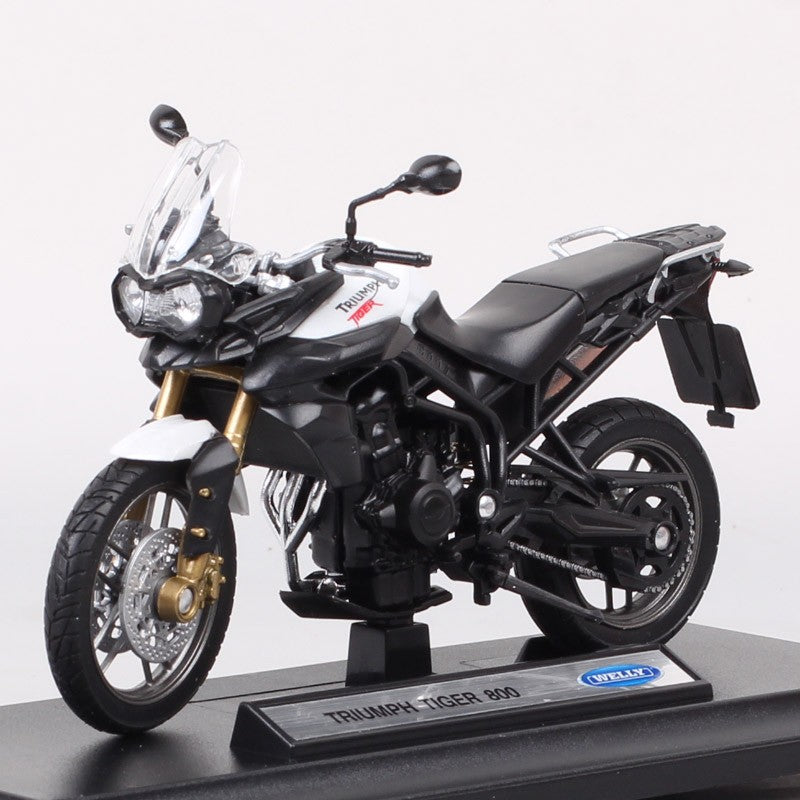 1/18 Escala Welly Triumph Tiger Explorer 800 Sprint RS Bonneville Daytona Trophy Thruxton 1200 Moto Diecast Modelo Brinquedo