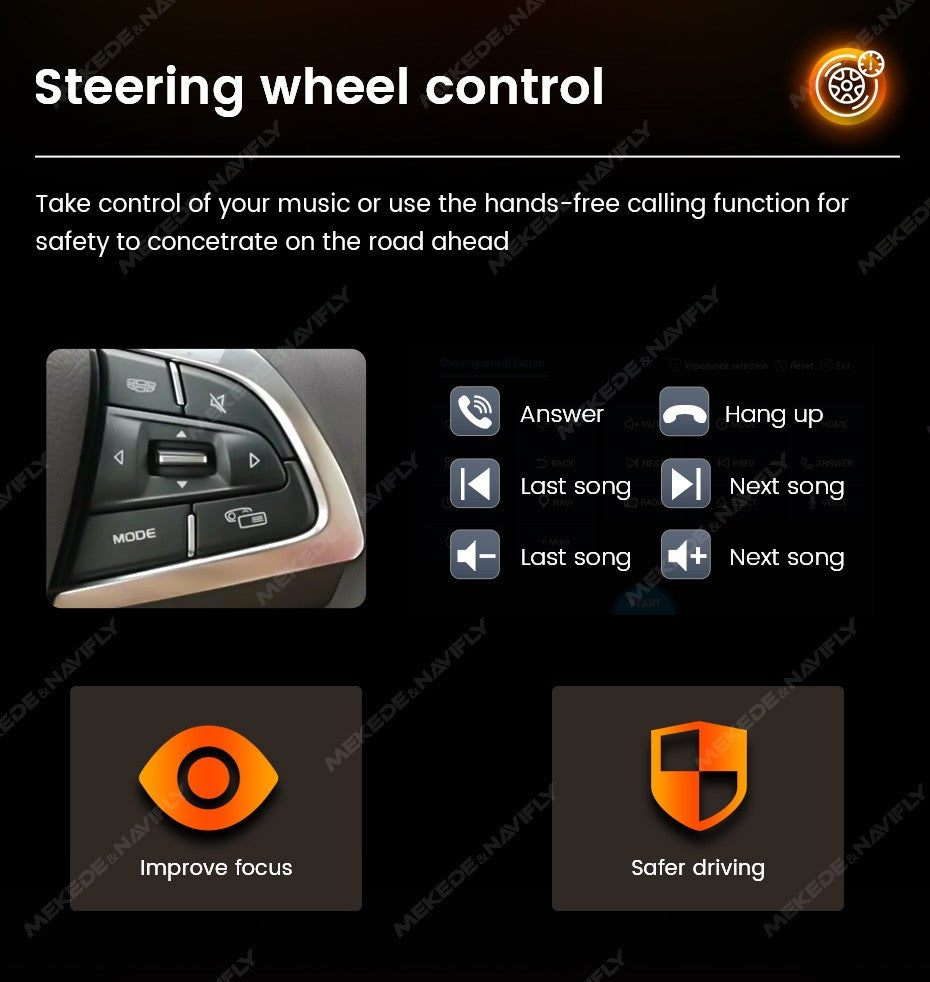 MEKEDE US Stock 2 Din Universal 7Inch Car Radio CarPlay Android Auto MP5 Multimedia Player Touch Screen Head Unit USB BT TF Card