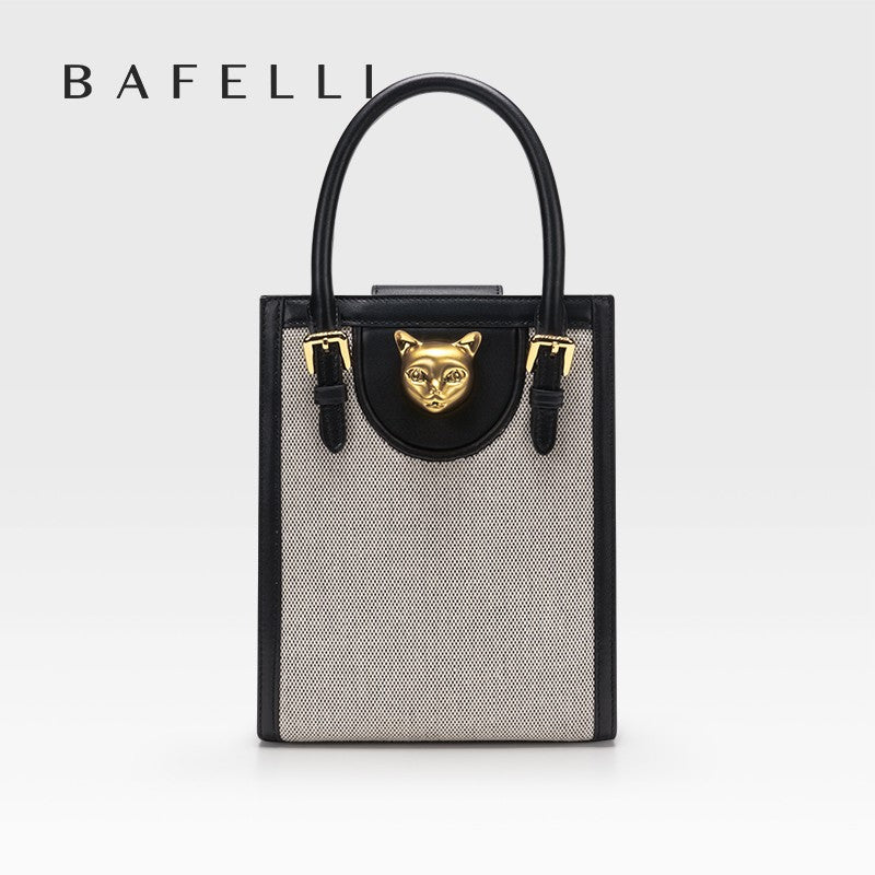 BAFELLI 2025 NEW WOMEN'S HANDBAG CAT LUXURY BRAND DESIGNER ORIGINAL STYLE TRENDING SHOULDER CASUAL BAGS MINI TOTE CROSSBODY