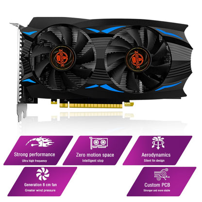 Placa de Vídeo AIBOMAN NVIDIA GTX750Ti 4G GDDR5 128Bit 28nm PCI Express 3.0 X16 para Jogos Componentes de Computador de Mesa