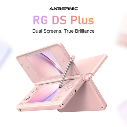 Anbernic RG DS Plus Portable Handheld Game Console Dual Screen 4.3 Inch IPS Retro Gaming Emulator With 4000mAh Battery Streaming