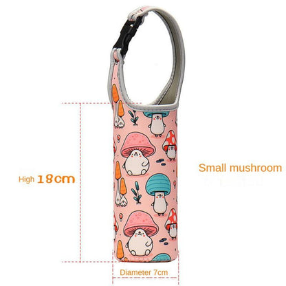 Baby Bottle Cover Portable Water Bottle Case Sleeve Sports Insulation Water Bottle Covers Pouch With Strap Holder Bottle Bag