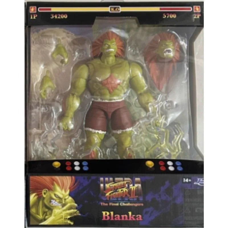 Em estoque Jada Toys Ultra Street Fighter II M.Bison Dhalsim Violent Ken RYU Guile 6" Boneco Colecionável Modelo Brinquedo Presente
