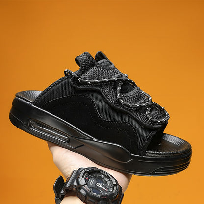 Hot Sale Men's Sandals Outdoor Thick Bottom Sports Casual Sandal for Men Summer Wear-resistant Mans Slipper Slip-on New Fashion