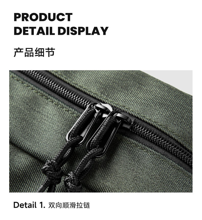 LEE Women Men Oxford Crossbody Waist Bag Waterproof Running Sport Single Shoulder Slingbag Travel iPad Pocket Daily Fanny Pack