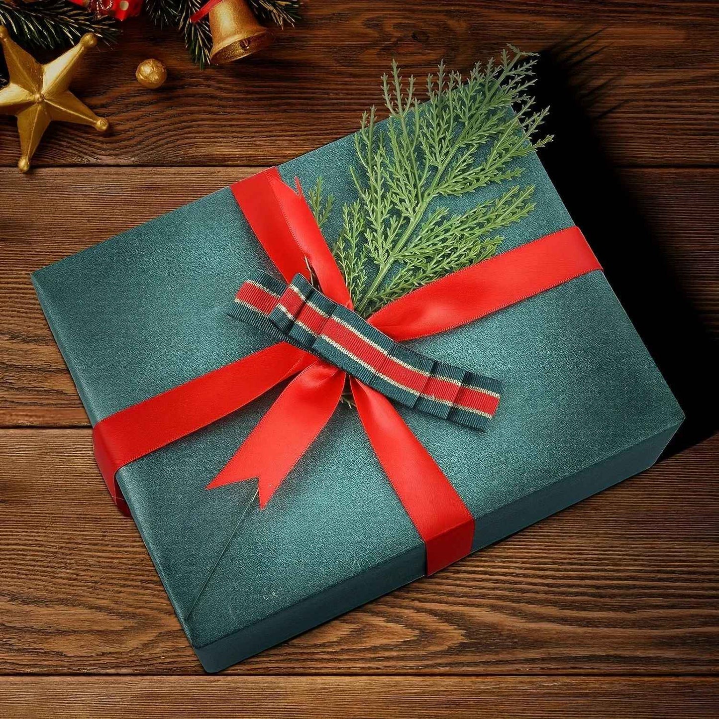 24pc Artificial Plants Pine Branches Evergreen Pines Leaves Sprigs Christmas Stem for DIY Wreath Gift Christmas Home Decorations
