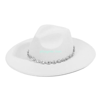 Chapéu de Cowboy Y88A para Meninas, Chapéu de Cowgirl Brilhante com Glitter, Strass e Cinto, Chapéu de Festa de Aniversário, Acessórios para Fantasia
