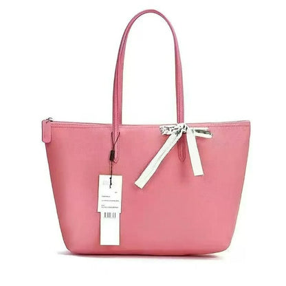 Bolsa tote de crocodilo francesa, bolsa de crocodilo de comércio exterior, sacola de compras, bolsa de ombro para estudante, bolsa para ir à aula
