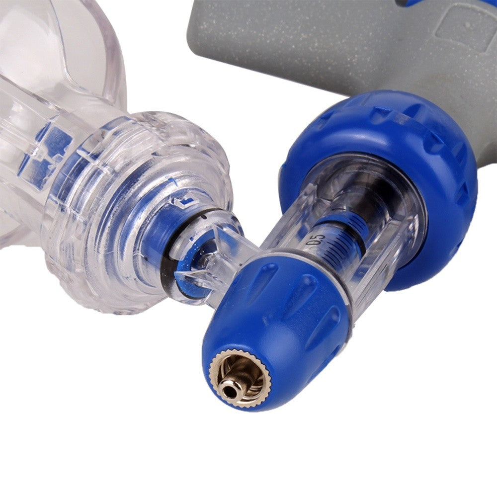 Seringa Automática Contínua Veterinária 1/2/5/10ml Agulha de Injeção para Aves Animal Vacina Ajustável para Gado Bovinos Ovinos