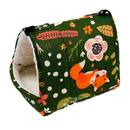 Rede para Hamster, Hamster Urso Dourado, Petauro-do-Açúcar, Papagaio, Ninho Grosso para Pássaros Pequenos, Saco de Dormir Quente de Inverno, Esquilo