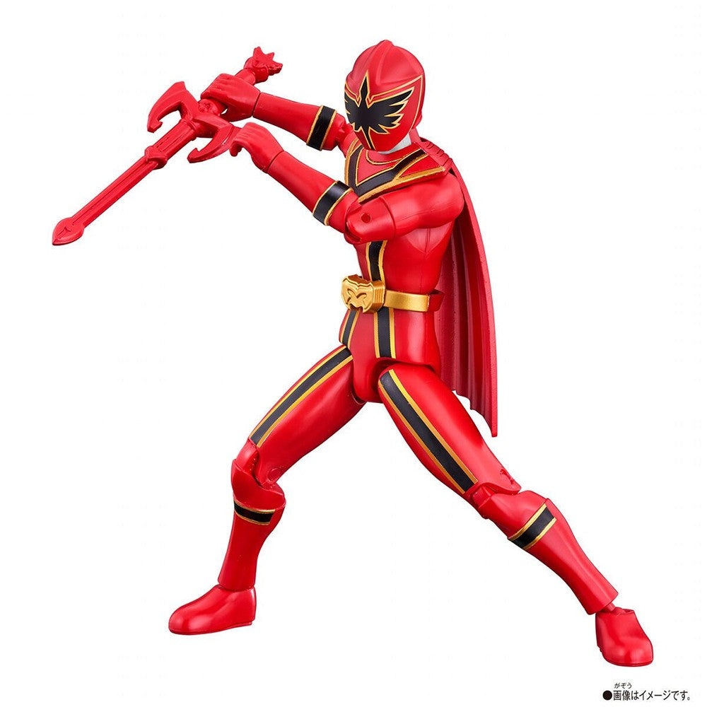 Em estoque, original Bandai Action Hero Super Sentai Power Rangers Coleção Red Rangers Bonecos de Ação Modelo Brinquedo Presente