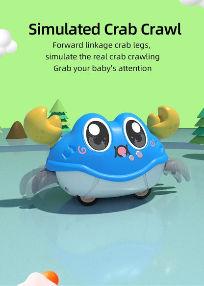 Kids toys small gifts double pull cartoon crab animal inertia car baby puzzle clip doll boy girl gliding toy