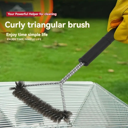 Barbecue Grill BBQ Brush Clean Tool Grill Accessories Stainless Steel Bristles Non-stick Cleaning Brushes Barbecue Accessories