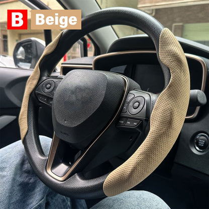 2PCS Car Steering Wheel Cover For Nissan Qashqai Juke J10 J11 Pulsar Sentra Altima Patrol Micra Rogue Almera Versa Accessories