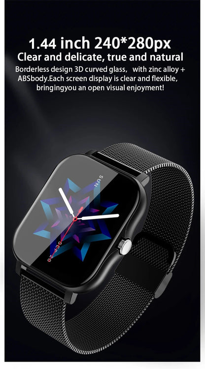 Smart Watch For Android IOS Watches 1.83inch HD Display Bluetooth Call Message Alert Music Sports Mode Smartwatch Men Women Gift