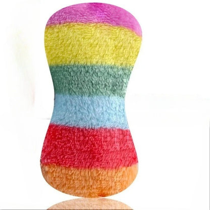 Brinquedo de cachorro pato de pelúcia resistente à mastigação com som de grasnido para alívio do ranger dos dentes, companheiro macio para cães pequenos e grandes