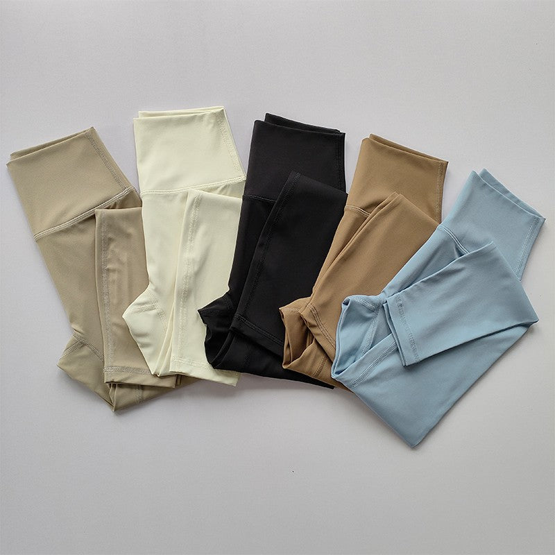 Women's High Waist Yoga Pants, Booty Lifting Workout Leggings with Naked Feel, Quick Dry Fitness Tights for Gym & Running