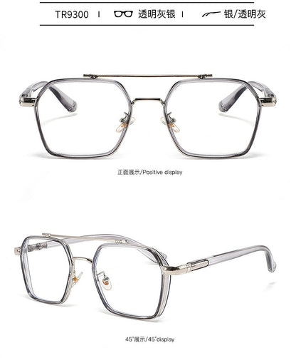 MIZHO Filtering Protect Eyesight Anti Blue Light Glasses Men Ultra light weight Blocking Glare Tony Stark Glasses Frame iron Man