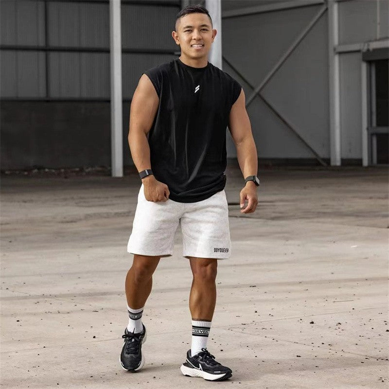 NEW Summer Fitness Sports Tank Top Men Breathable Loose Mesh Training Sleeveless T-shirt Quick Drying vest male Fitness Clothing