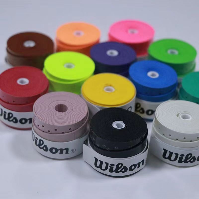 15/30/60/120PCS Wilson Tennis Overgrip PU Tennis Racket Sweat Band Absorption Grip Badminton Racket Handle Grip Tennis Griptape