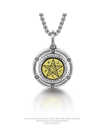 Colar Olho de Hórus Amuleto Olho Grego Pingente Antigo Egito Proteção Colar Joia Presente Masculino e Feminino Amuletos Espirituais