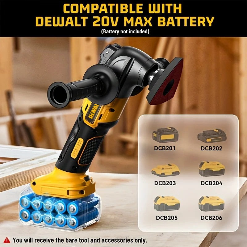 Ferramenta Multifuncional Oscilante DeWalt Fast Release Sem Escova Ferramenta Elétrica de Retificação, Lixador Elétrico, Ferramenta Compatível com Bateria 20V