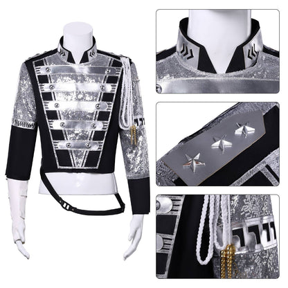Punk Rock Michael Jackson Germany Military Cool Gaorgeous Teaser Jacket Outerwear for Collection costume