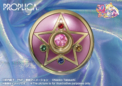 Em Estoque Original BANDAI PROPLICA Moon Stick Broche de Transformação Caneta de Disfarce Estrela de Cristal Figura Anime Sailor Moon Modelo de Brinquedo