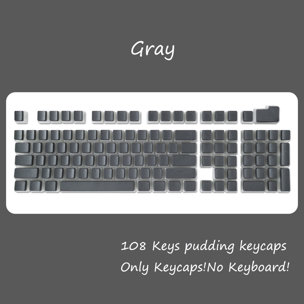 OEM Profile PBT Keycaps 108 Keys Pudding Keycap For Cherry MX Switch Mechanical Keyboard RGB Gamer backlit Key Caps Custom DIY
