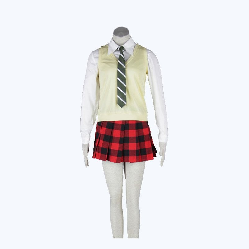 Maka Albarn Cosplay Anime Soul Eater Costume Adult Women Skirt Gloves Uniform Suit Halloween Party Role Play Outfit Maka Cos wig
