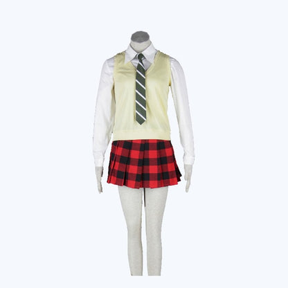 Maka Albarn Cosplay Anime Soul Eater Costume Adult Women Skirt Gloves Uniform Suit Halloween Party Role Play Outfit Maka Cos wig