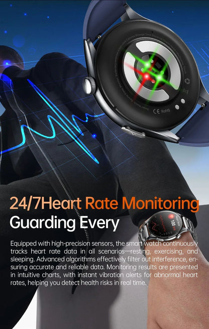 XIAOMI 704505 Novo Smartwatch ECG+PPG Preciso Ácido Úrico Lipídios Pressão Análise Corporal Smartwatch Masculino Chamada BT NFC