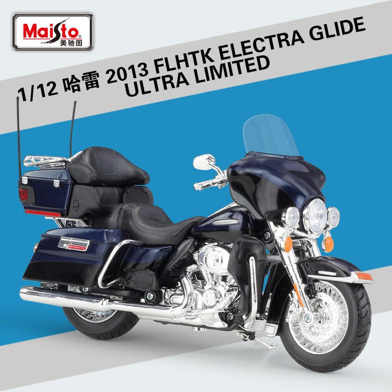 Maisto 1:12 Harley FLHTK Electra Glide Ultra Limited Liga Clássica Modelo de Motocicleta Brinquedo de Metal Fundido Moto de Lazer Modelo Infantil Presente
