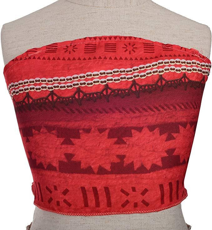 Disney NEW Moana Episode 2 Movie Costume Princess Vaiana Role Play Dress Girls Carnival Outfit Toddler Polynesian Beach Dress