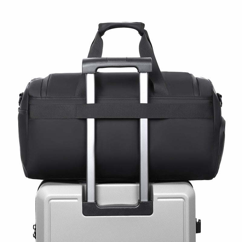 Sports Gym Bag, Large Capacity Handbag,Portable Travel Duffel Bag, Multi-compartment with Shoes Storage,Perfect for Vacation,Gym