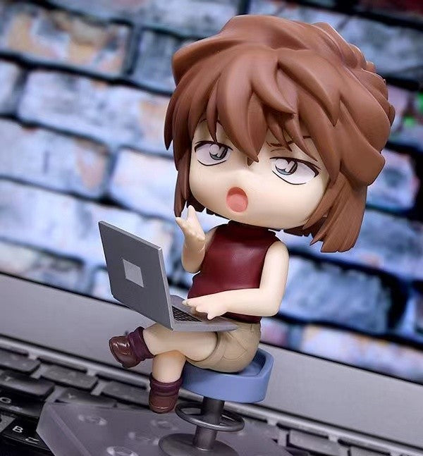 11CM Q.ver Detetive Conan Anime Figura TMS Entertainment PVC Action Figure Anita Hailey Coleção de Figuras Modelo Boneca Presente