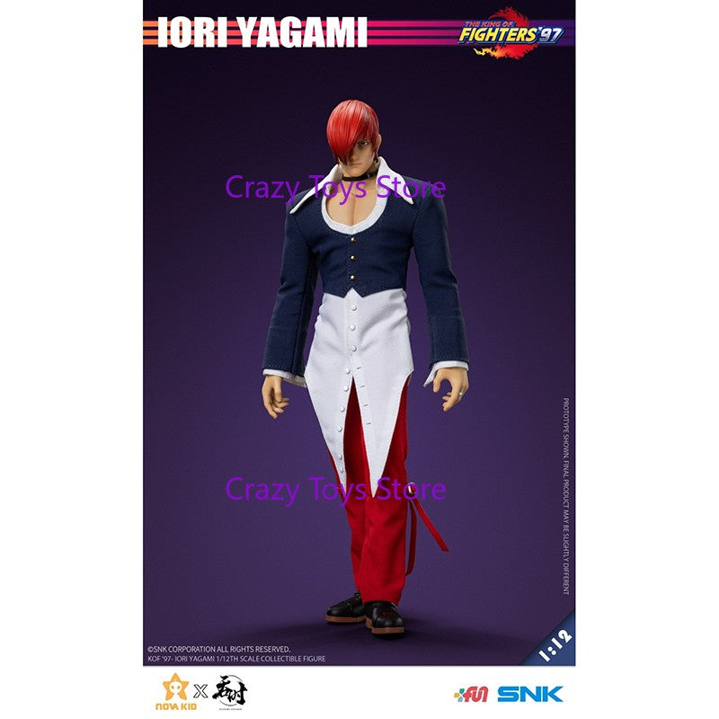 Em EstoqueEstúdio Tunshi Original 1/12 SNK Licenciado King of Fighters KOF 97 Iori Yagami TS XXZ 008 Figuras de Ação Colecionáveis de Anime