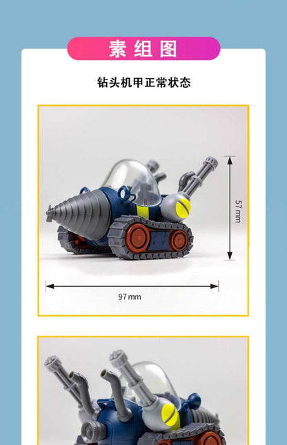 Kits de Montagem New Era Models Metal Slug 3 - Miniaturas de Veículos Militares Escala 1/72 Tanques/Mechas/Aeronaves/Caminhões Modelos Colecionáveis