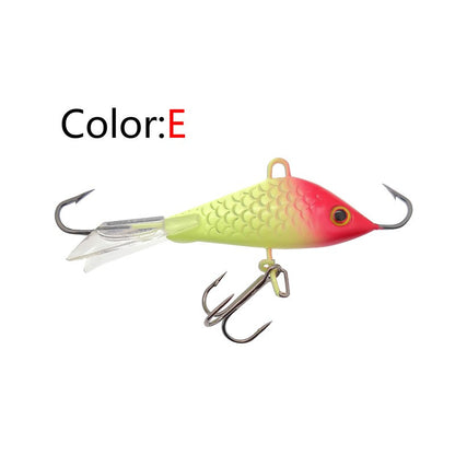1PÇ Isca Artificial Jig Gelo de Inverno de Qualidade 5cm 7.5g Isca Falsa VIB Isca Artificial Leurre Balancer para Pesca de Carpa Lúcio Perca