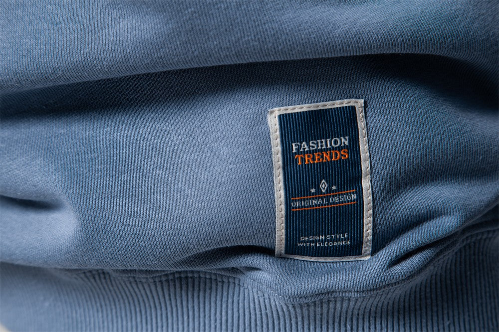 AIOPESON Cotton-blend Mens Crew Neck Solid Color Sweatshirts Pullover Casual Sport Sweatshirt for Men