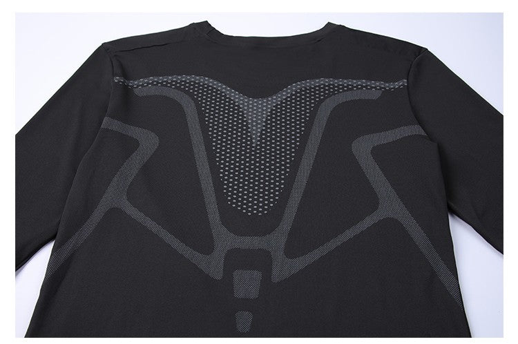 New Compression Running Sets Men Quick Dry Long Sleeve Shirt Basketball Fitness Gym Legging Male Workout Muscle Top Tracksuit