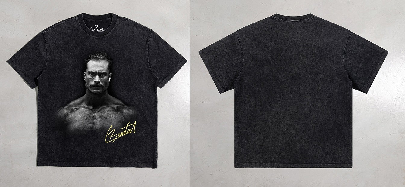 CBUM Workout Tshirt Gym Bodybuilding Men Clothing Oversized Sportwear Cotton US Sized Men Washed T-Shirts