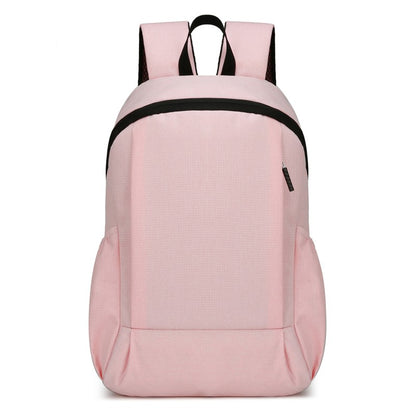 Lightweight solid-color backpacks, outdoor sports backpacks, casual travel bags, student schoolbags