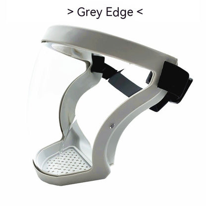 Protetor Facial Transparente Escudo Facial Super Protetor para Trabalho Roçagem Antipoeira Antiembaçante Máscara Facial Completa para Cozinha à Prova de Óleo
