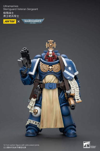 JOYTOY Warhammer 40k 1/18 Action Figures Anime 12,1cm Ultramarines Sternguard Veteran Coleção Modelo Brinquedos