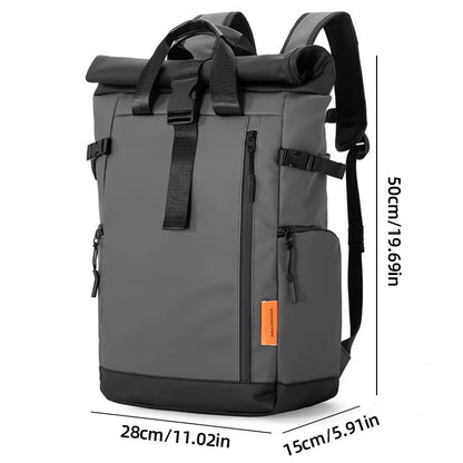 Mochila Masculina para Viagem, Notebook de 15,6 polegadas, Impermeável, para Acampamento, Caminhada, Escola, Faculdade e Negócios