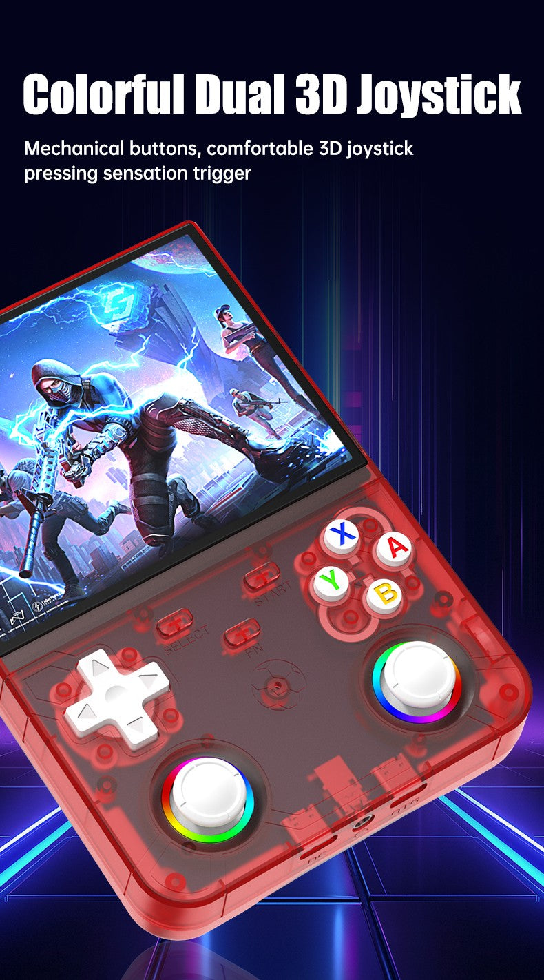 R36 Ultra X Retro Handheld Game Player WiFi Open Source Linux System 4.5" IPS Screen Hall Effect Emulator Wireless Gamepad Gift