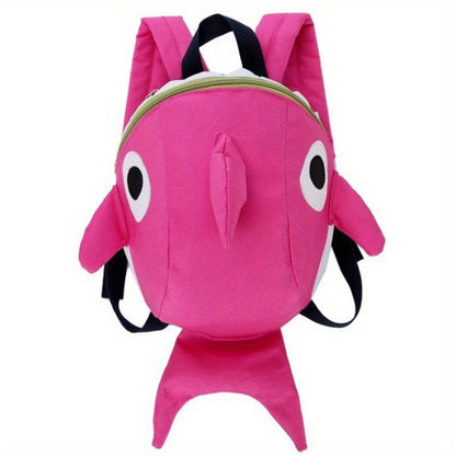 Cartoon Shark Backpack for Children Cute Aged 12-14 Boys And Girls School Bag with Fun Design